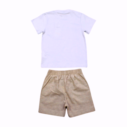 Conjunto Masculino Camiseta e Bermuda Tecido 22156 - Alekids 