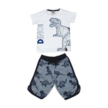 Conjunto Masculino Camiseta e Shorts Moletom Dino 11248 - Marô