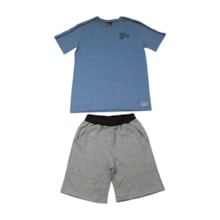 Conjunto Masculino Camiseta Endless e Bermuda Moletom - 7191 - Tom Quest