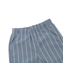 Conjunto Masculino Camiseta Escrito e Bermuda Sarja Listrada - 27114 - Brandili