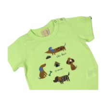 Conjunto Masculino Camiseta Estampa Bichos e Bermuda Moletinho 15136 - Hrradinhos