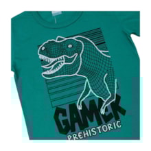 Conjunto Masculino Camiseta Estampa Gamer e  Bermuda Moletinho 18380 - Teddy