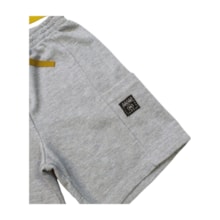 Conjunto Masculino Camiseta Estampa Radical e Bermuda Moletinho 19130 - Boca Grande