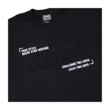 Conjunto Masculino Camiseta Estampa Street e Bermuda Moletinho 25444 - Two Colors