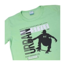 Conjunto Masculino Camiseta Estampa Urban e Bermuda Moletinho 18381 - Teddy           