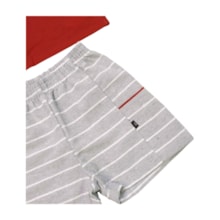 Conjunto Masculino Camiseta Estampa Wild e Bermuda Sarja 19145 - Boca Grande