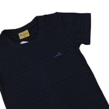 Conjunto Masculino Camiseta Listrada e Bermuda Moletinho 27253 - Rollu