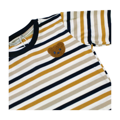 Conjunto Masculino Camiseta Listrada e Calça Moletom 102429 - Trick Nick 