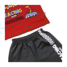 Conjunto Masculino Camiseta Racing e Bermuda Moletinho 9169 - Solinho     
