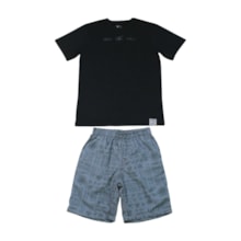 Conjunto Masculino Camiseta Silk Costas e Bermuda Tactel  - 7193 - Tom Quest 