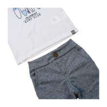 Conjunto Masculino Camiseta Surf e Bermuda Moletinho 12021 - Tiny Joy 
