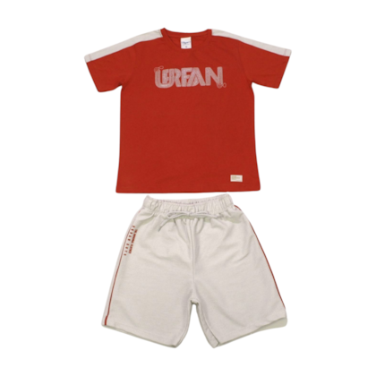 Conjunto Masculino Camiseta Urfan e Bermuda Moletinho 28678 - Angerô    