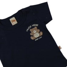 Conjunto Masculino Camiseta Urso e Bermuda Moletinho 9939 - Livy