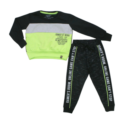 Conjunto Masculino Moletom Estampado Gamer At work 14276 - Marô