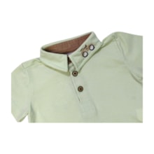 Conjunto Masculino Polo Bordado Carrinho e Bermuda Sarja 8113 - Perfec Boys  