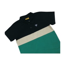 Conjunto Masculino Polo com Listra e Bermuda Moletinho 25246 - Rollu