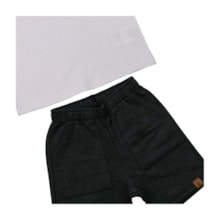 Conjunto Masculino Polo e Bermuda Moletinho 24255 - Rollu