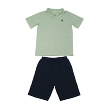 Conjunto Masculino Polo e Bermuda Moletinho 9322 - Livy