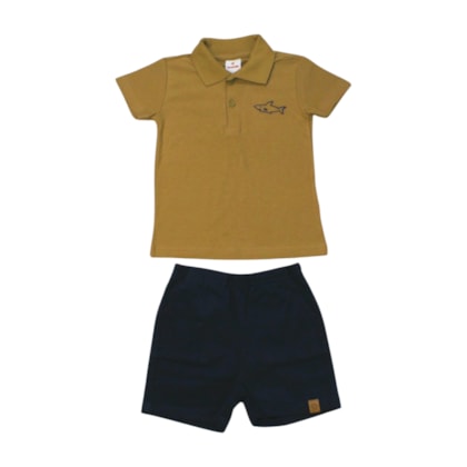 Conjunto Masculino Polo e Bermuda Sarja 26539 - Brandili 