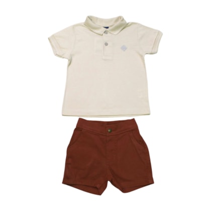 Conjunto Masculino Polo e Bermuda Sarja 4794 - Dila