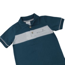 Conjunto Masculino Polo Estampa Believe e Bermuda Moletino 29046 - Angerô