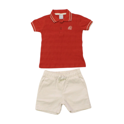 Conjunto Masculino Polo Piquet e Bermuda Sarja 26233 - Brandili Mundi 