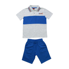 Conjunto Masculino Polo Roars e Bermuda Moletinho 1000371 - Kyly 