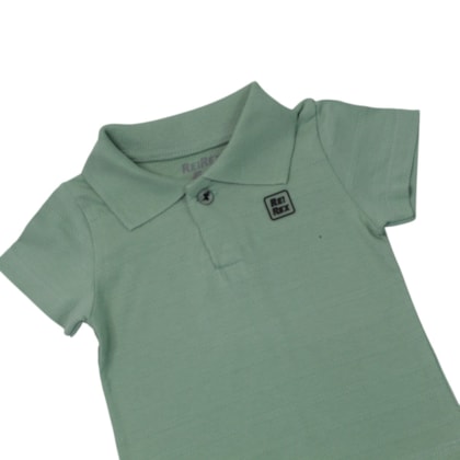 Conjunto Masculino Polo Trabalhada e Bermuda Sarjada 47103 - Rei Rex