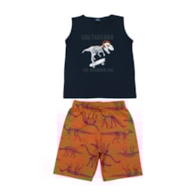 Conjunto Masculino Regata e Bermuda Moletinho Sortido 9002451 - Pipa