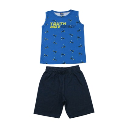 Conjunto Masculino Regata e Bermuda Sortidas 9001750 - Pipa