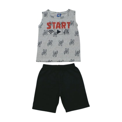 Conjunto Masculino Regata e Bermuda Sortidos 9001616 - Pipa