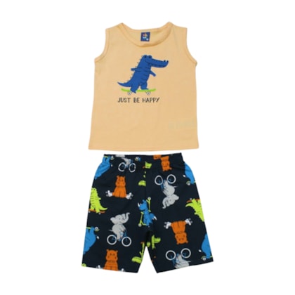 Conjunto Masculino Regata e Bermuda Sortidos 9001727 - Pipa