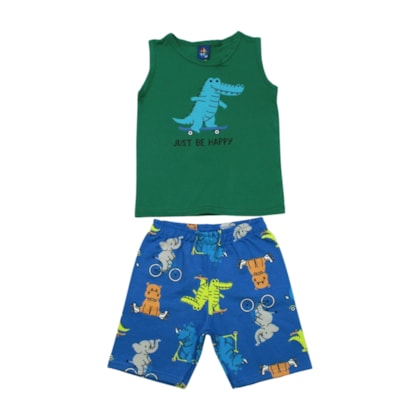 Conjunto Masculino Regata e Bermuda Sortidos 9001727 - Pipa