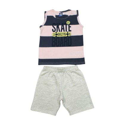 Conjunto Masculino Regata e Bermuda Sortidos 9001830 - Pipa