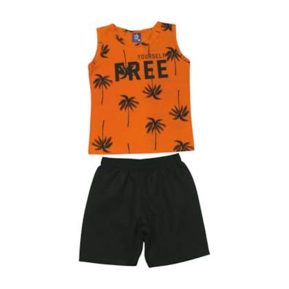 Conjunto Masculino Regata e Bermuda Tactel Sortido 9001592 - Pipa