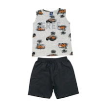 Conjunto Masculino Regata e Bermuda Tactel Sortido 9001592 - Pipa  Menino 4