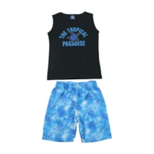 Conjunto Masculino Regata e Bermuda Tactel Sortido 9001819 - Pipa