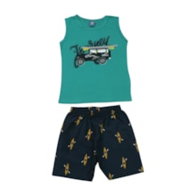 Conjunto Masculino Regata e Bermuda Tactel Sortido 9001826 - Pipa