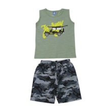 Conjunto Masculino Regata e Bermuda Tactel Sortido 9001826 - Pipa