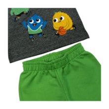 Conjunto Masculino Regata Estampa Bichinhos e Bermuda Moletinho 1001322 - Kyly