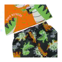 Conjunto Masculino Regata Estampa Dino e Bermuda Moletinho 1001328 - Kyly