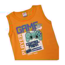 Conjunto Masculino Regata Estampa Game e Bermuda Moletinho 18378 - Teddy