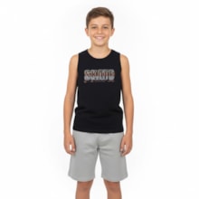 Conjunto Masculino Regata Estampa Skate e Bermuda Moletinho 47126 - Rei Rex