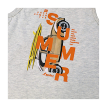 Conjunto Masculino Regata Estampa Summer e Bermuda Moletinho 47011 - Rei Rex