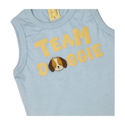 Conjunto Masculino Regata Estampada Dog e Bermuda Moletinho 15146 - Hrradinhos