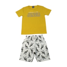 Conjunto Masculino Sortido Camiseta e Bermuda Moletinho 9001581 - Pipa