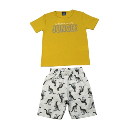 Conjunto Masculino Sortido Camiseta e Bermuda Moletinho 9001581 - Pipa