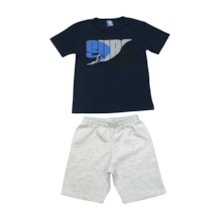 Conjunto Masculino Sortido Camiseta e Bermuda Moletinho 9001594 - Pipa