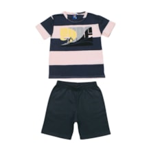 Conjunto Masculino Sortido Camiseta e Bermuda Moletinho 9001594 - Pipa