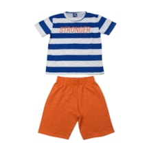 Conjunto Masculino Sortido Camiseta e Bermuda Moletinho 9001748 - Pipa